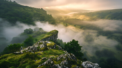 areal landscape from Romania