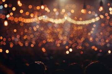 Bokeh from concert lights