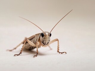 Fototapeta premium Cricket isolated on paper background