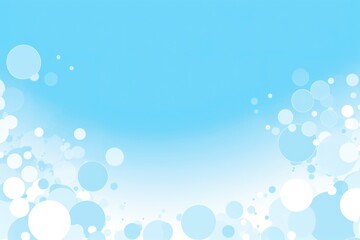 simple geometry frame in light blue color