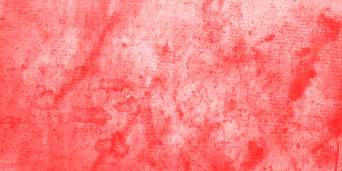 Fototapeta premium Abstract red grunge texture concrete wall fragment with scratches and cracks background, hires grunge watercolor texture and background with red and white rustic streaks and smudge on the metal sheet.