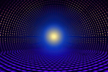 Abstract purple background in dot matrix pattern