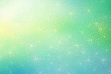 Abstract flower pattern light green background