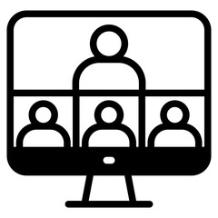 video conference icon