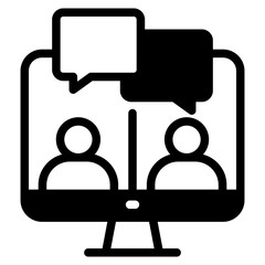 video conference icon