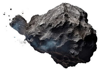 Obraz premium PNG Space rock isolated white background