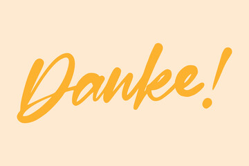 Handwritten Thank you lettering for greeting, colorful typography, lettering collection