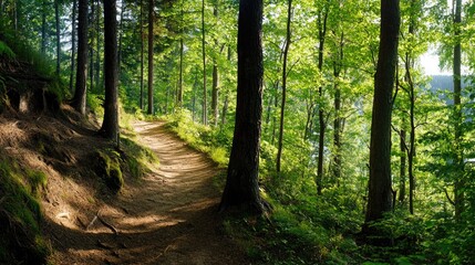 Fototapeta premium trail in the forest