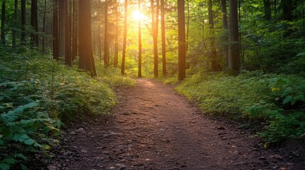 Fototapeta premium trail in the forest