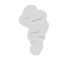 hand drawn black smoke illustration