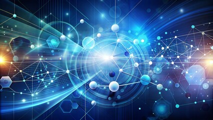 Obraz premium Abstract Background Science Technology. Abstract background in a concept of technology and science.