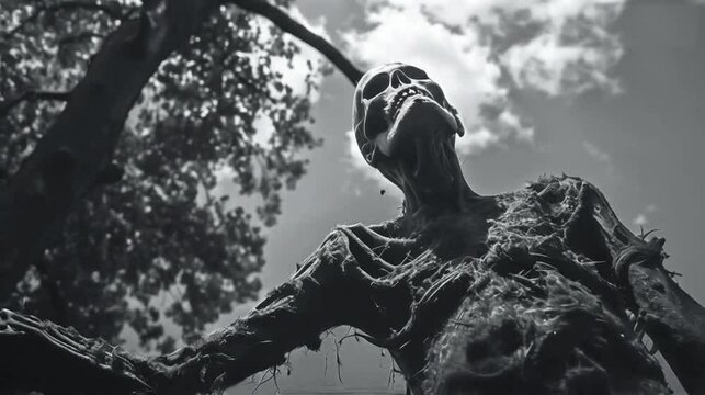 佇む がしゃどくろ - Standing Skull -