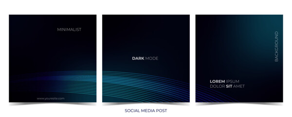 SOCIAL MEDIA POST 21 WITH MINIMALIST DARK THEME BACKGROUND VERSATILE FOR ALL PLATFORMS
