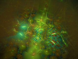Imaginatory fractal abstract background Image