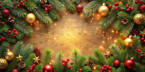 render of a festive background for the 7th day of Christmas celebration