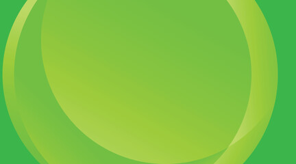 Abstract geometric background with gradient green curved shapes and empty space for decoration