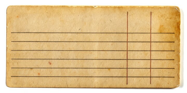 Vintage library card tag s perfect for adding a nostalgic touch to your projects