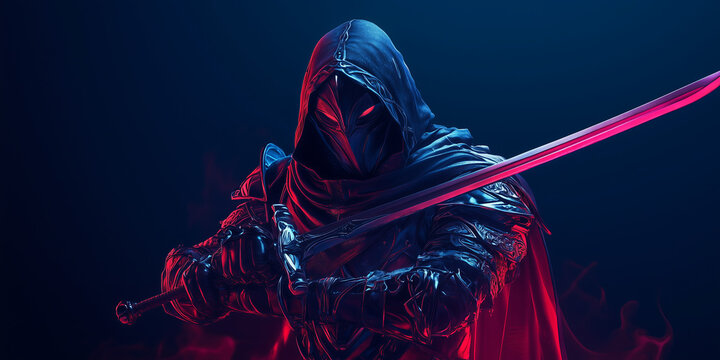 Fototapeta A character from the game. Website header or desktop wallpaper.