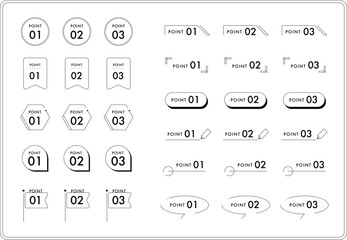 ポイントのあしらいセット