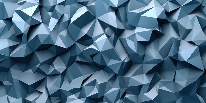 An abstract background of geometric shapes in shades of blue and gray, suitable for presentations on management strategies.
