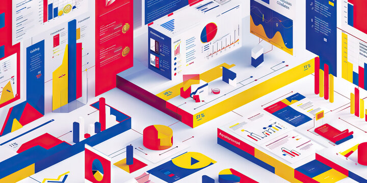 A colorful infographic highlighting the most successful advertising campaigns by a company, using red, yellow and blue icons.
