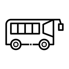 public bus Line Icon