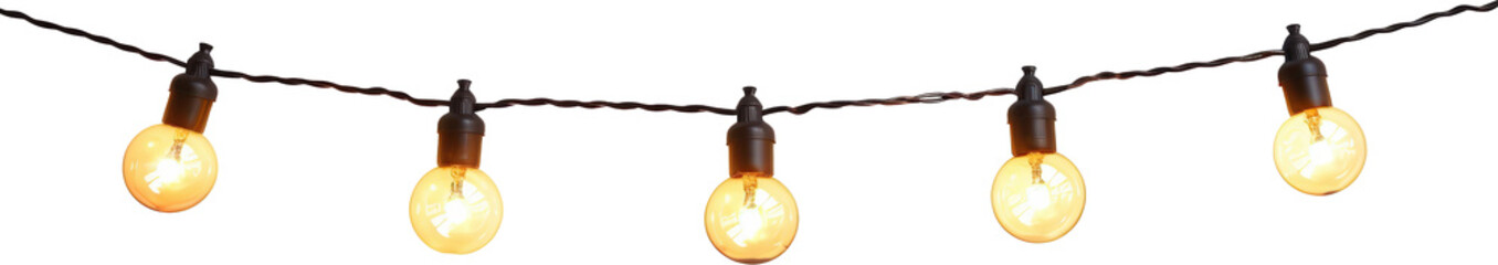 String of warm lights
