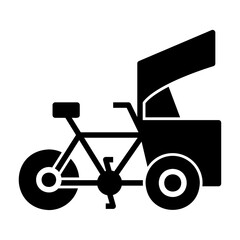 pedicab Solid icon
