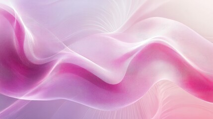 Obraz premium An abstract background with flowing lines and soft gradients, resembling a wave pattern, ideal for themes of fluidity and motion.