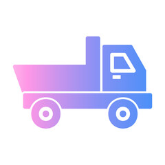 truck Gradient icon