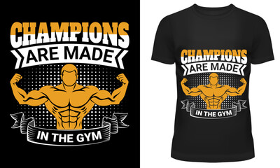 Gym t-Shirt design bundle