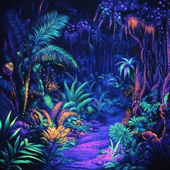Neon Jungle Dreamscape