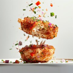 a couple of pieces of food that are on a plate