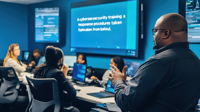 Cybersecurity Training and Procedures Classroom Session