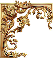 Golden ornate design