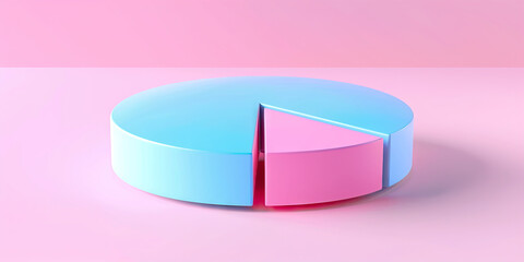 A pie chart analyzing the gender pay gap in the European workforce, using shades of blue and pink for visual impact.