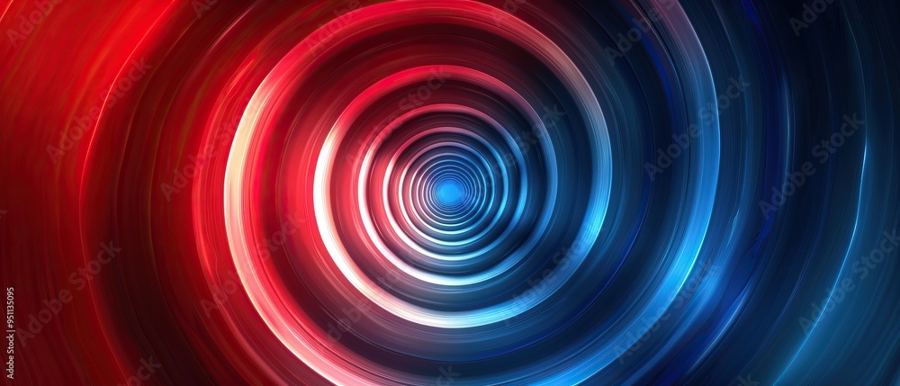Aufkleber abstract swirling pattern with red and blue color gradient