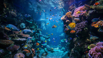 Explore an Underwater Zoo: Clear Acrylic Tunnels Showcase Sea Life