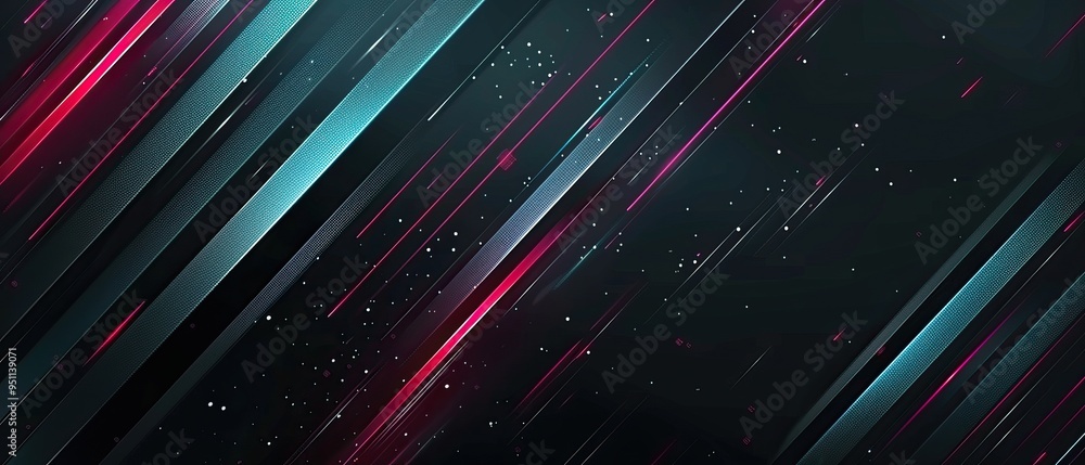 Poster abstract geometric background with diagonal lines