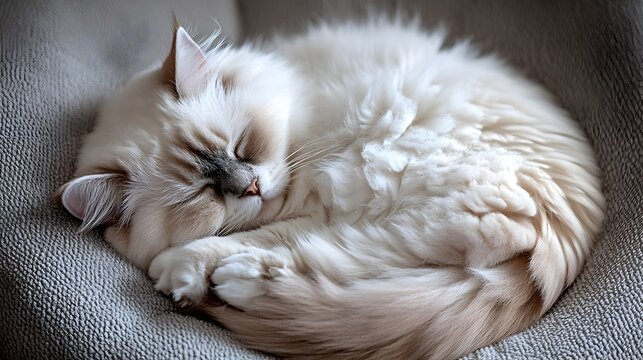 Cat sleeping ball hotsell