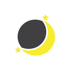 Moon Logo Vector Template Icon