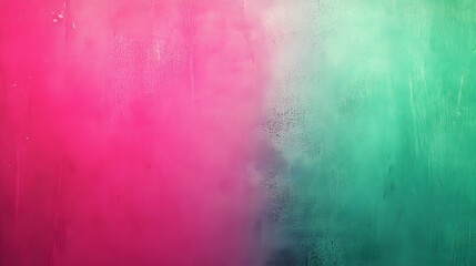 Obraz premium Wave Gradient, Pink and Green Shapes, Abstract Image, Texture, Pattern Background, Wallpaper, Cover and Screen for Smartphone, PC, Laptop, 9:16 and 16:9 Format