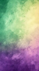 Obraz premium Wave Gradient, Purple and Green Shapes, Abstract Image, Texture, Pattern Background, Wallpaper, Cover and Screen for Smartphone, PC, Laptop, 9:16 and 16:9 Format