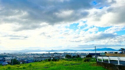 landscape with boats