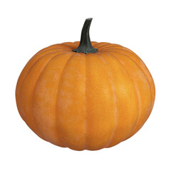 3D Isolated Pumpkin without background