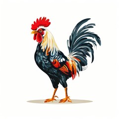 the AI Image Generator, Beautiful Nebula Rooster