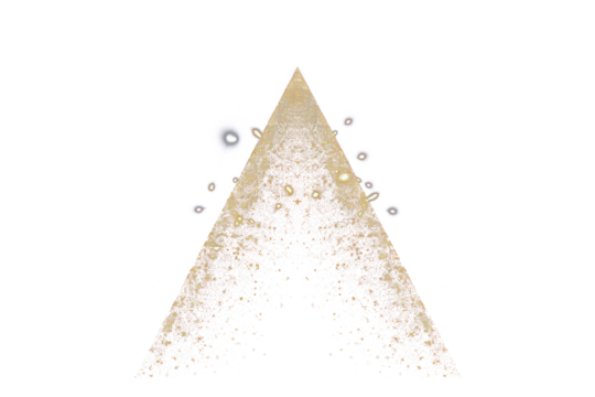 PNG Triangle christmas lighting outdoors.