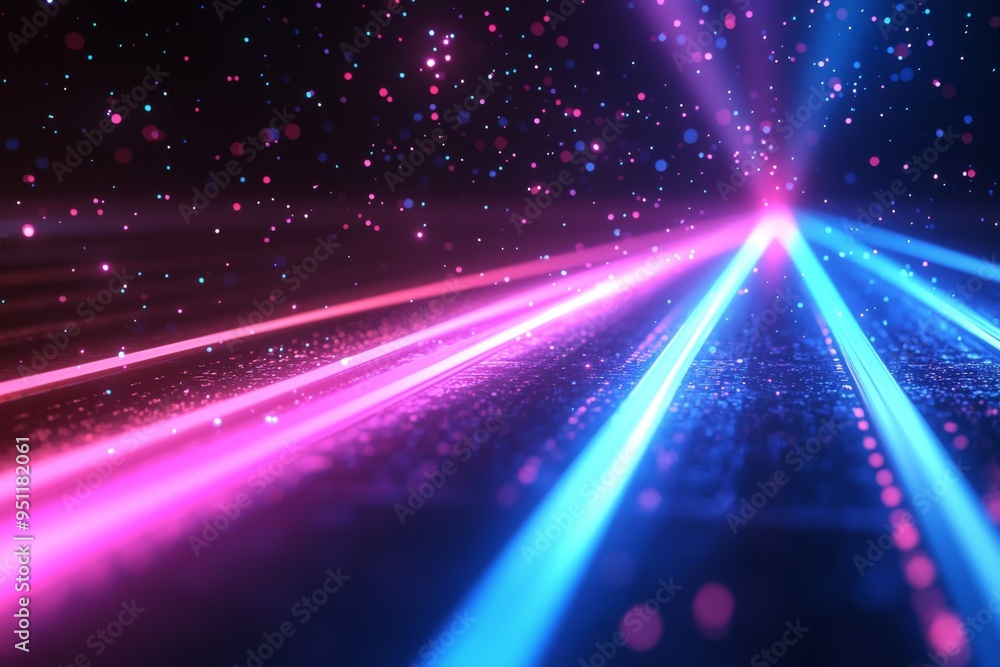 Poster abstract motion speed glowing effect background created with generative ai
