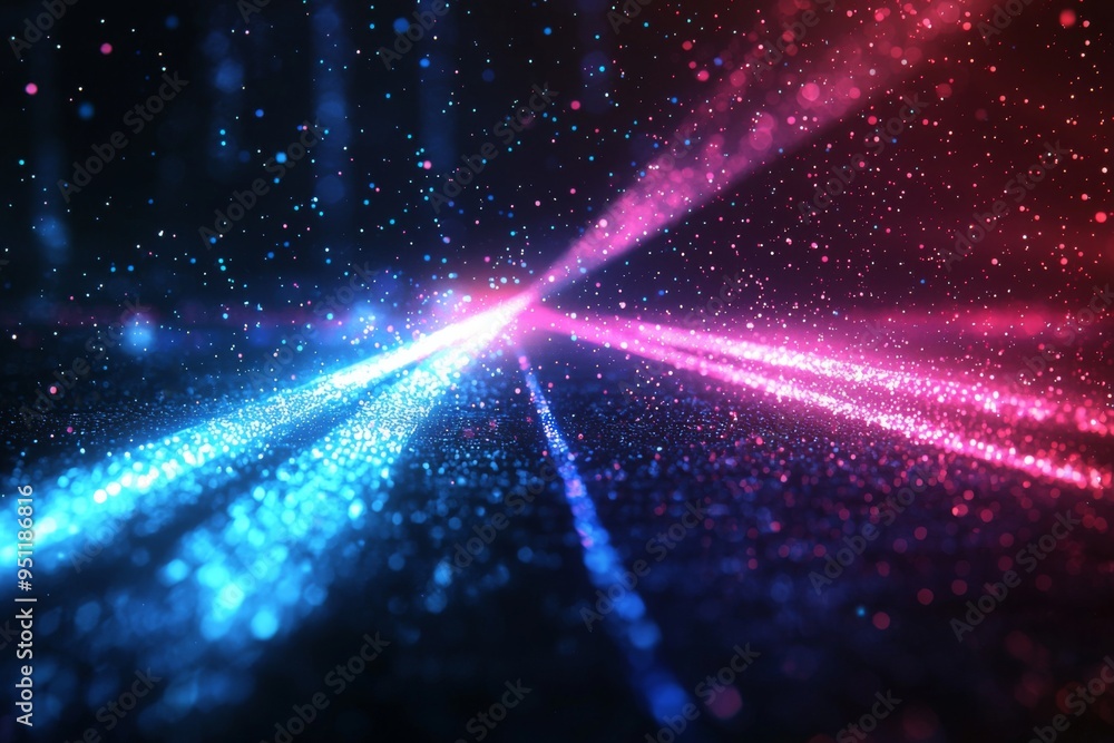 Poster abstract motion speed glowing effect background created with generative ai