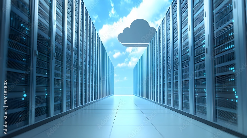 Aufkleber 162. a cloud database administrator managing and optimizing cloud-based databases
